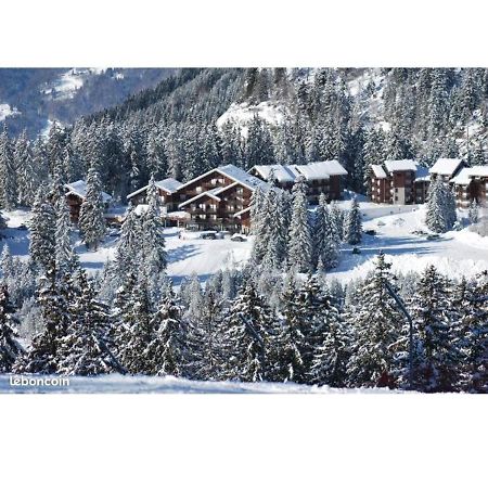 Studio Au Pied Des Pistes Avec Vue Sur La Montagne Mieussy Exteriör bild